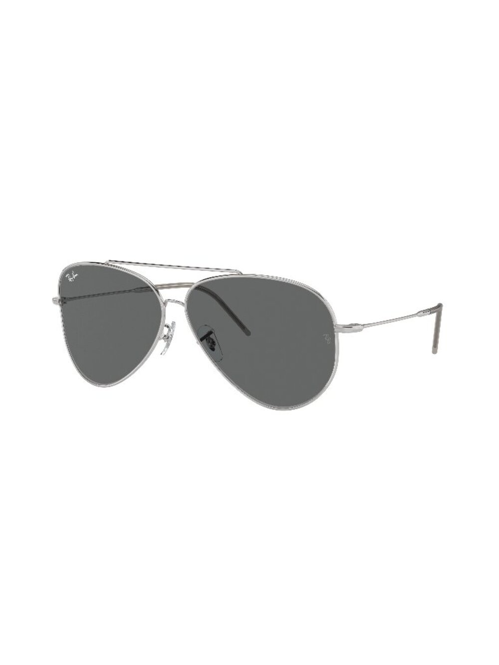 New Ray-Ban Unisex Sunglasses Silver Aviator Grey Lens Metal Frame Ray Ban 003